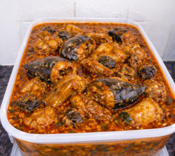 Banga Soup With Catfish & Mixed Protein